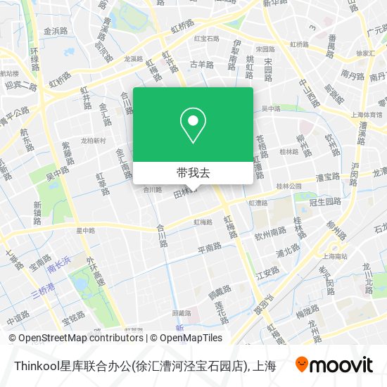 Thinkool星库联合办公(徐汇漕河泾宝石园店)地图