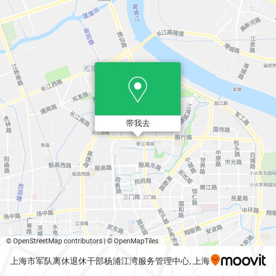 上海市军队离休退休干部杨浦江湾服务管理中心地图