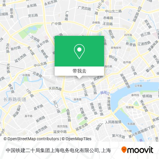 中国铁建二十局集团上海电务电化有限公司地图