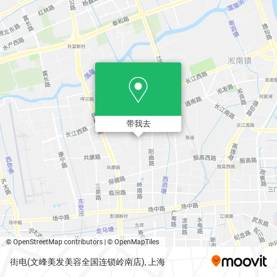 街电(文峰美发美容全国连锁岭南店)地图