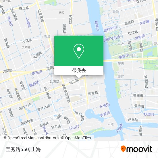 宝秀路550地图
