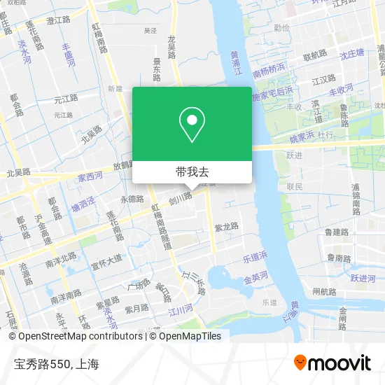 宝秀路550地图