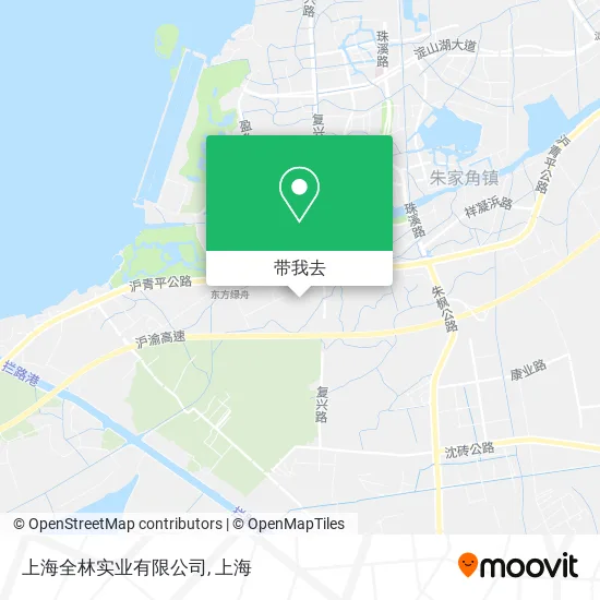 上海全林实业有限公司地图