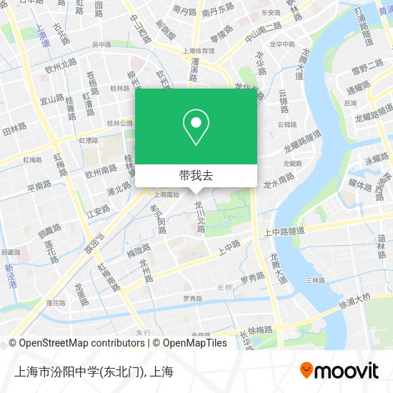 上海市汾阳中学(东北门)地图