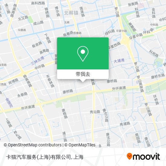 卡猫汽车服务(上海)有限公司地图