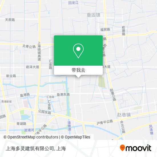 上海多灵建筑有限公司地图