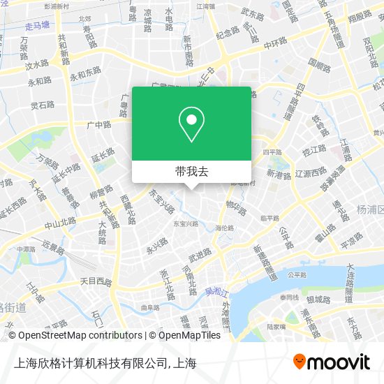 上海欣格计算机科技有限公司地图