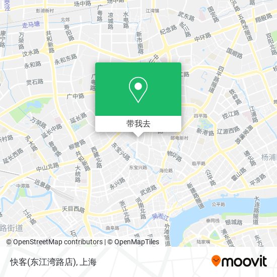 快客(东江湾路店)地图