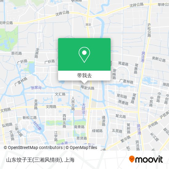 山东饺子王(三湘风情街)地图