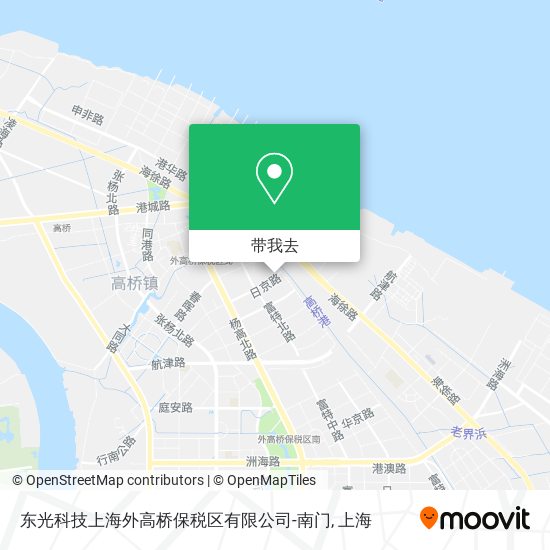 东光科技上海外高桥保税区有限公司-南门地图