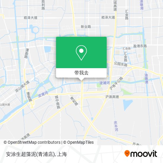 安涂生超藻泥(青浦店)地图