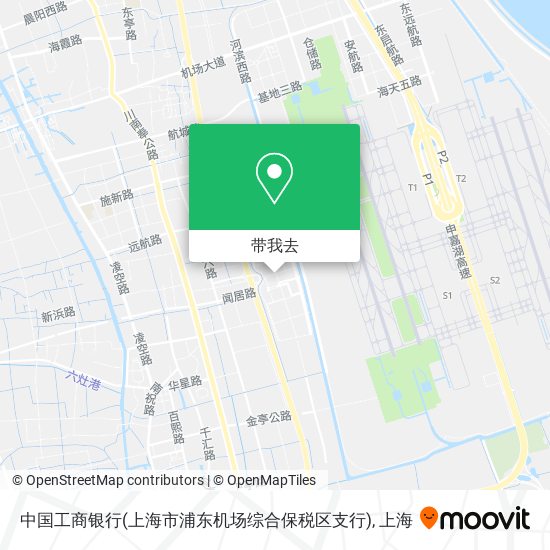 中国工商银行(上海市浦东机场综合保税区支行)地图