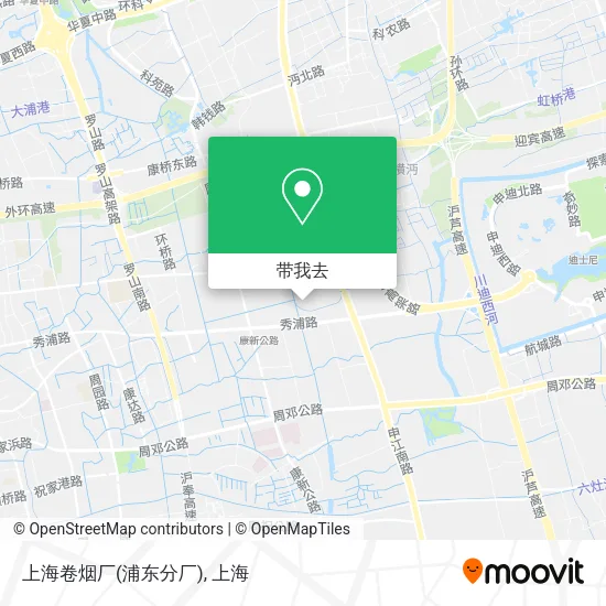 上海卷烟厂(浦东分厂)地图