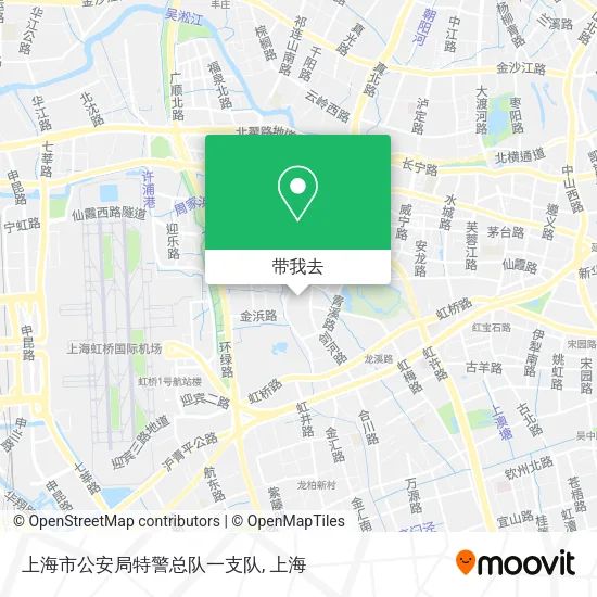 上海市公安局特警总队一支队地图