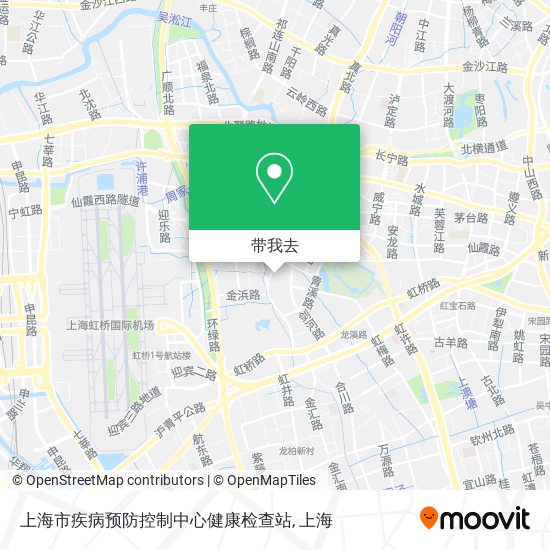上海市疾病预防控制中心健康检查站地图