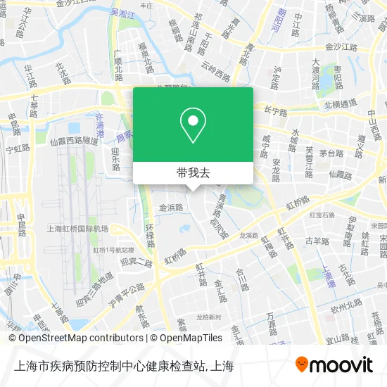 上海市疾病预防控制中心健康检查站地图