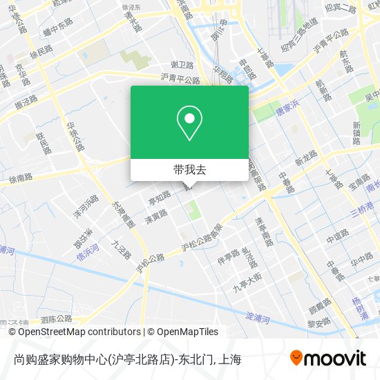尚购盛家购物中心(沪亭北路店)-东北门地图