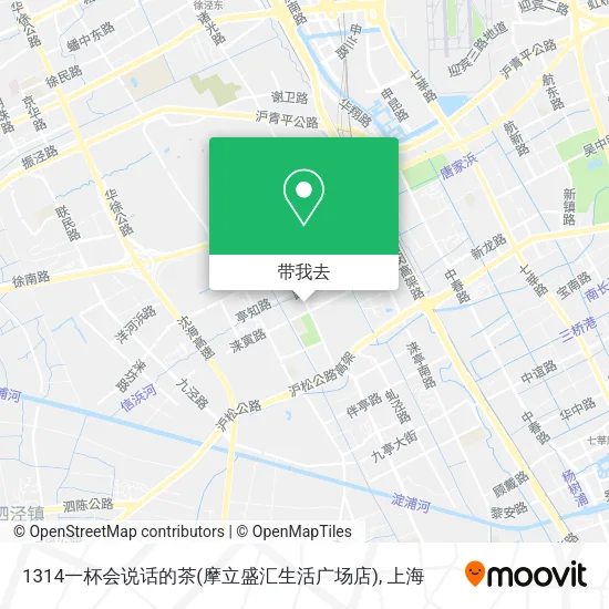 1314一杯会说话的茶(摩立盛汇生活广场店)地图