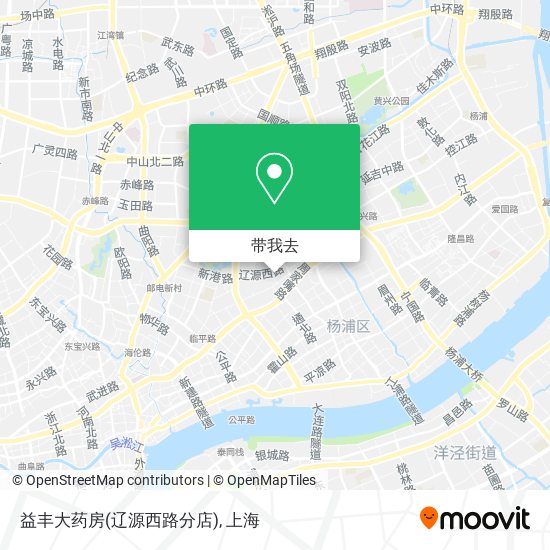 益丰大药房(辽源西路分店)地图