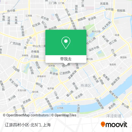 辽源四村小区-北5门地图