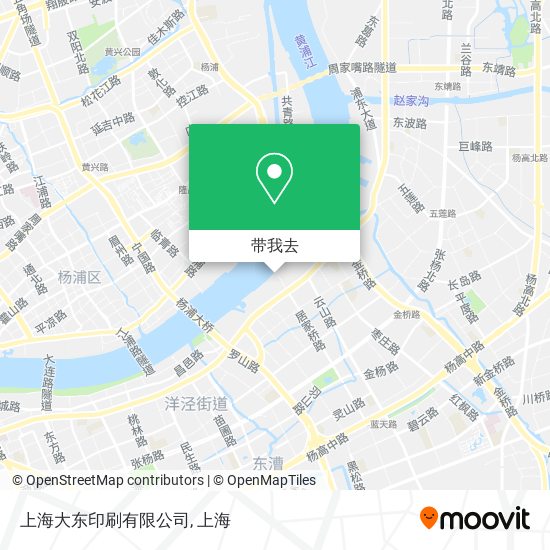 上海大东印刷有限公司地图