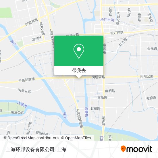 上海环邦设备有限公司地图