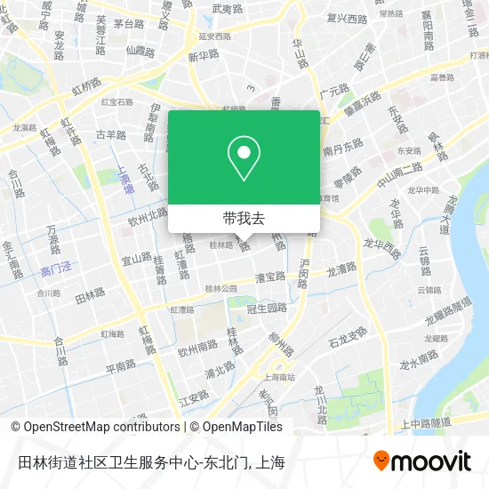田林街道社区卫生服务中心-东北门地图