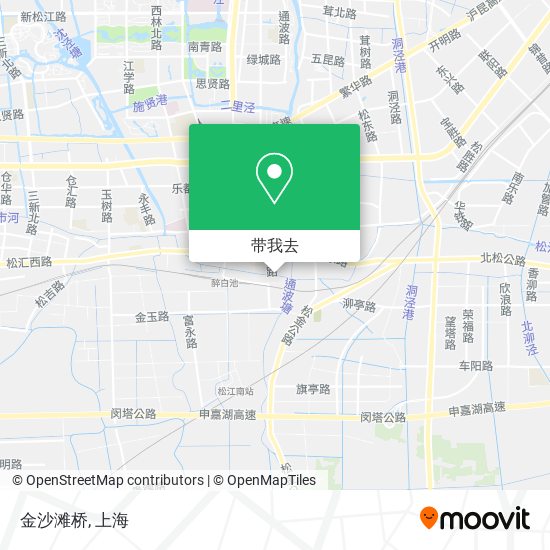 金沙滩桥地图