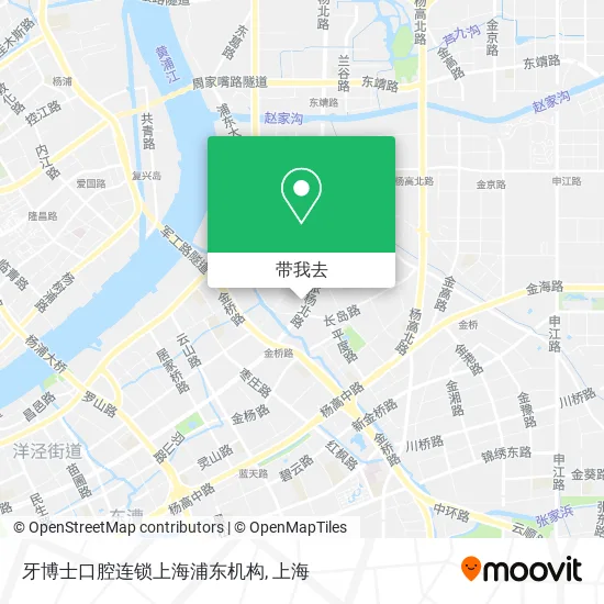 牙博士口腔连锁上海浦东机构地图
