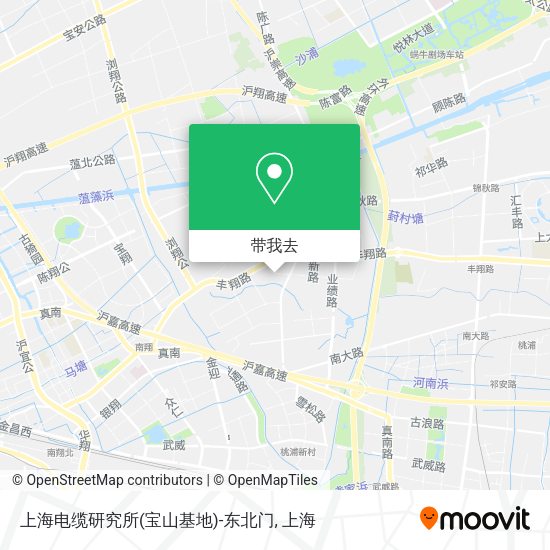 上海电缆研究所(宝山基地)-东北门地图