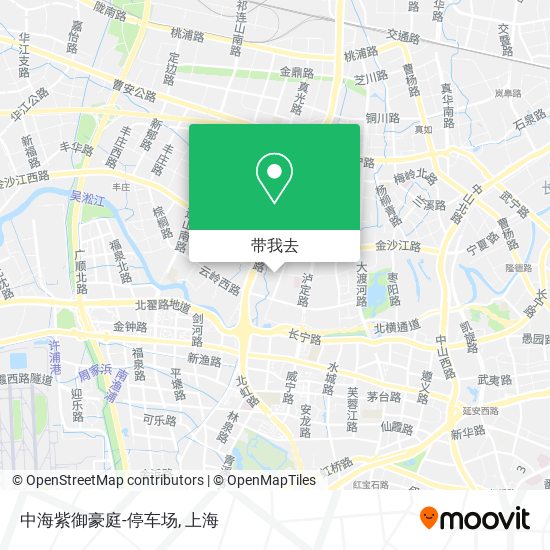中海紫御豪庭-停车场地图