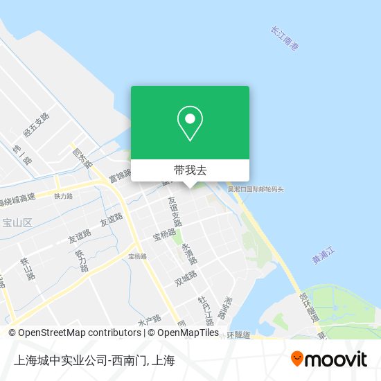 上海城中实业公司-西南门地图