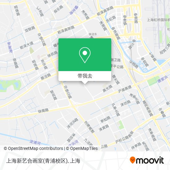 上海新艺合画室(青浦校区)地图