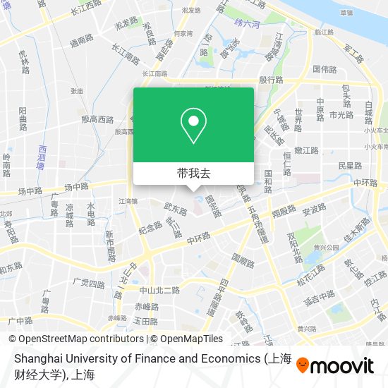 Shanghai University of Finance and Economics (上海财经大学)地图