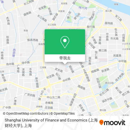 Shanghai University of Finance and Economics (上海财经大学)地图