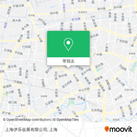 上海伊乐会展有限公司地图