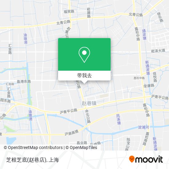 芝根芝底(赵巷店)地图
