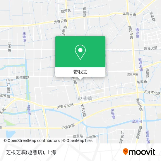 芝根芝底(赵巷店)地图