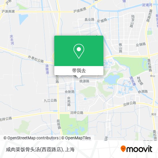 咸肉菜饭骨头汤(西霞路店)地图