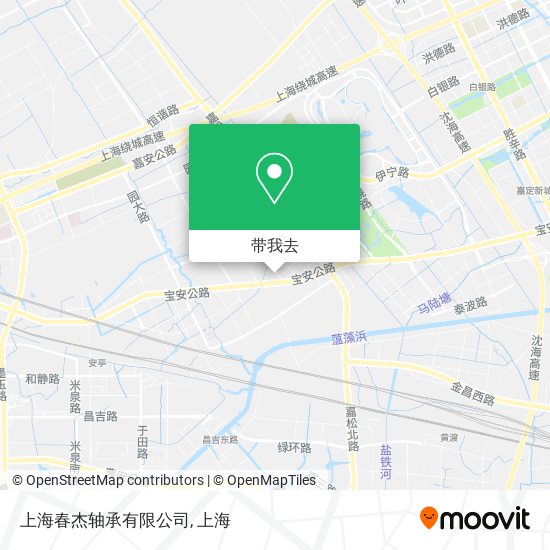 上海春杰轴承有限公司地图