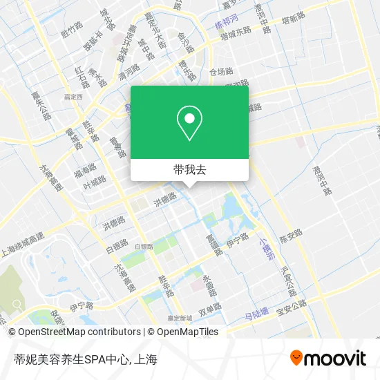 蒂妮美容养生SPA中心地图