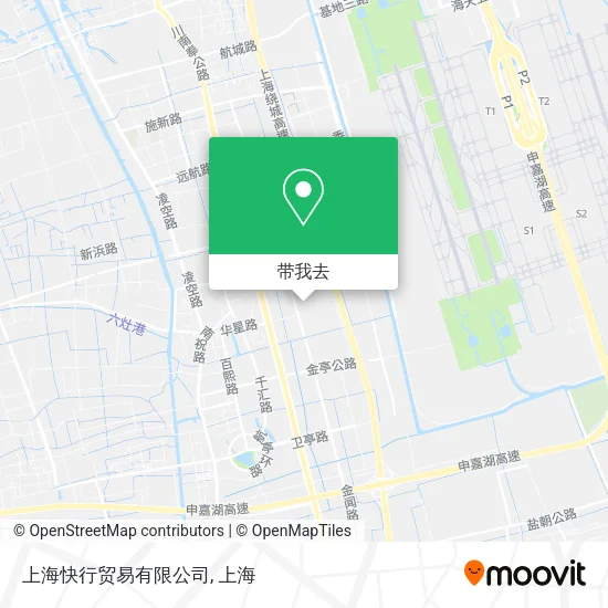 上海快行贸易有限公司地图