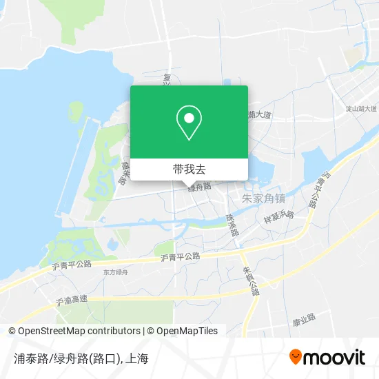 浦泰路/绿舟路(路口)地图