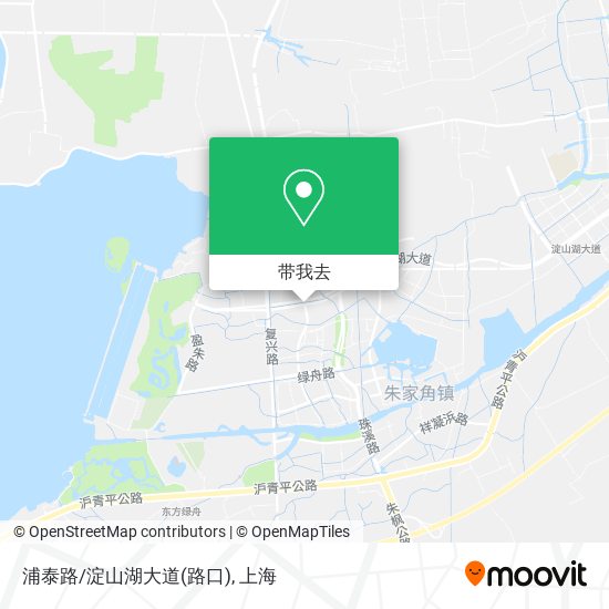 浦泰路/淀山湖大道(路口)地图