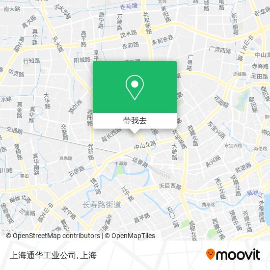 上海通华工业公司地图