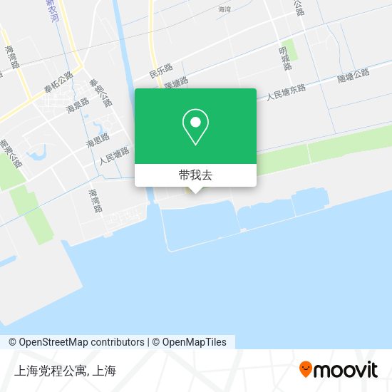 上海党程公寓地图