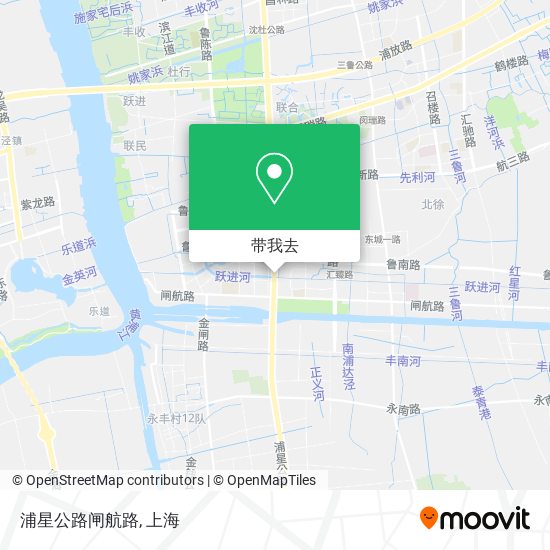 浦星公路闸航路地图