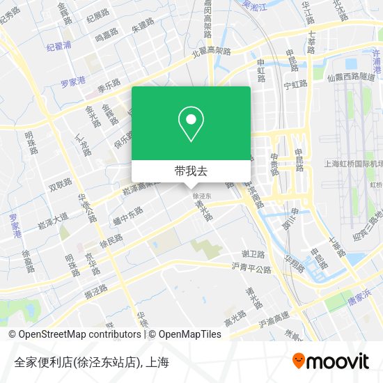 全家便利店(徐泾东站店)地图