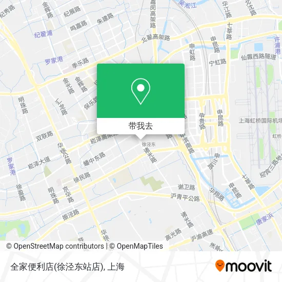 全家便利店(徐泾东站店)地图