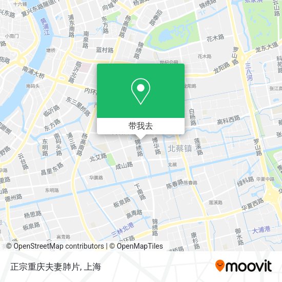 正宗重庆夫妻肺片地图